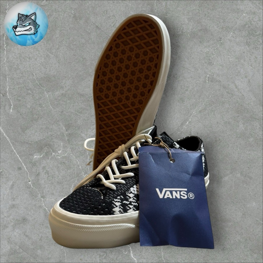 Vans Premium Old Skool 36 Engineered Knit Black Pewter Men's 5.5 VN000D8HHR0
